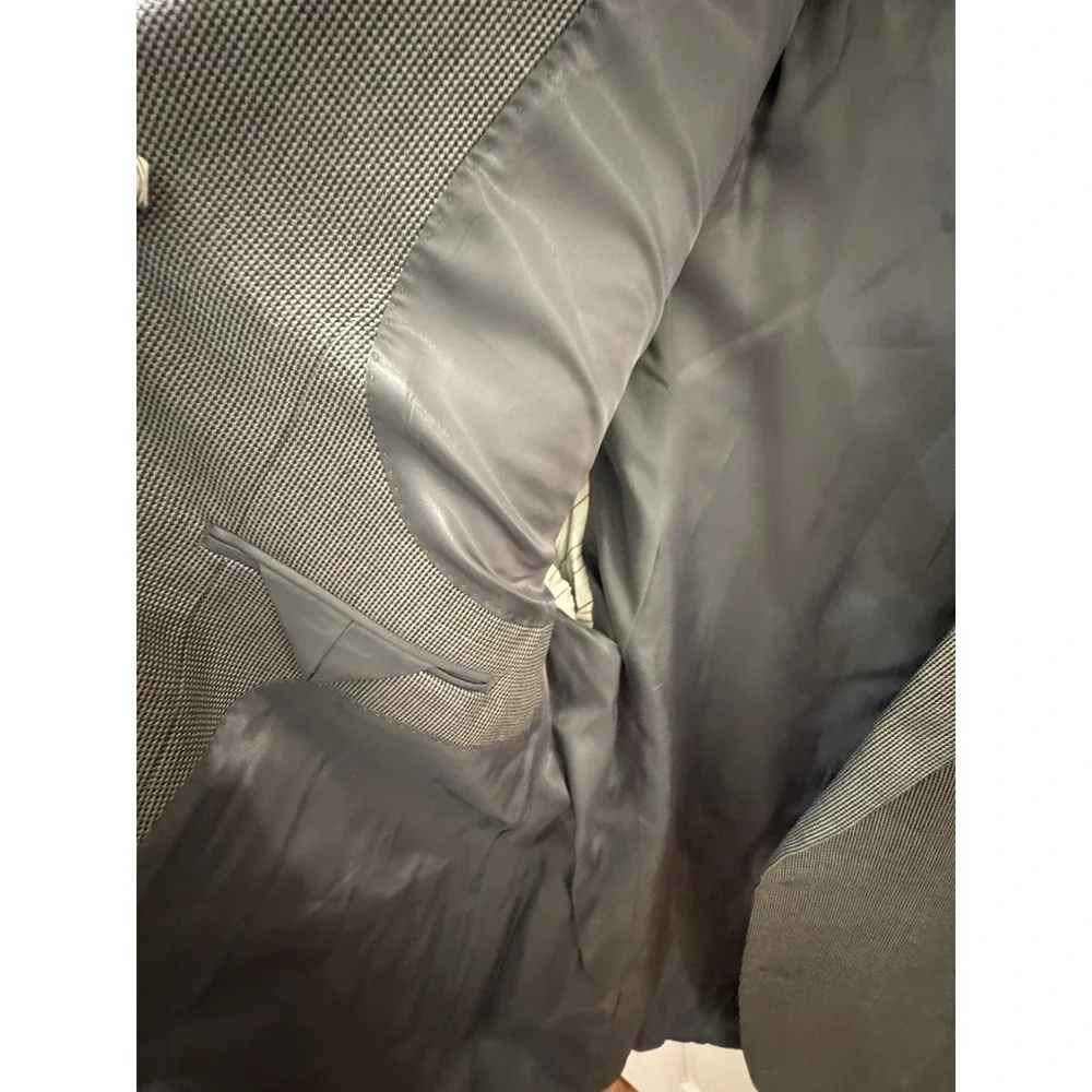 Lauren Ralph‎ Lauren Men's Sport Coat Blazer 50L Gray Micro Check
